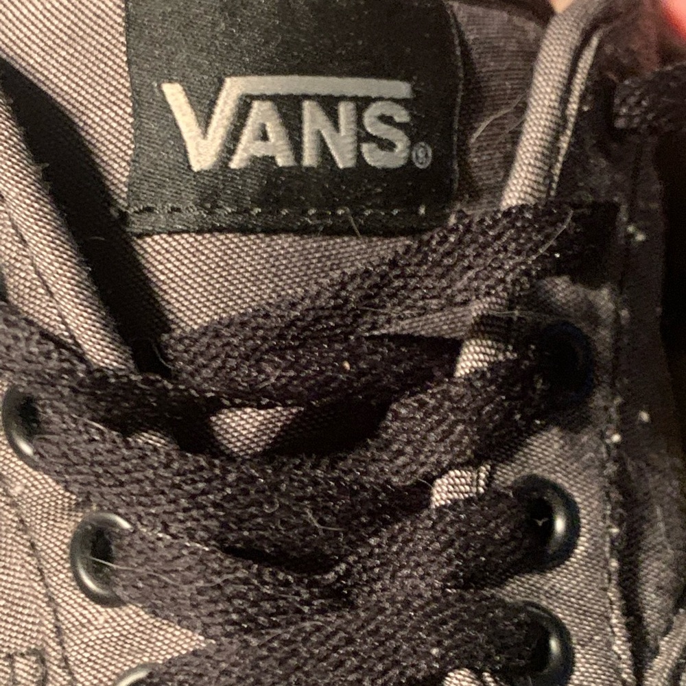 Mens Grey Vans size 7.5